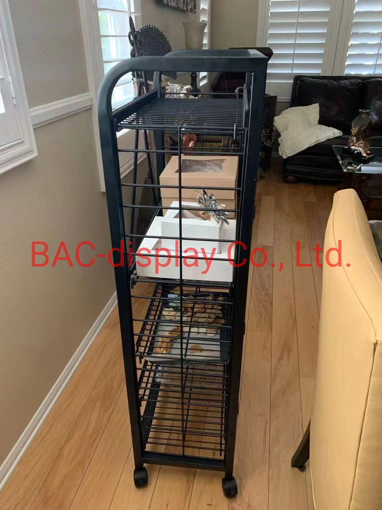 Metal Wire Hanging Baskets Shelves for Potato Chips in Shops